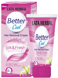 Lata Herbal Better Cool Hair Removal Cream 30gm