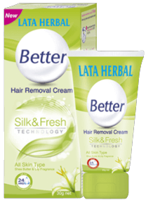Lata Herbal Better Hair Removal Cream 30gm